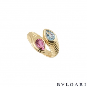 Bvlgari?Doppio Tourmaline and Topaz?Ring